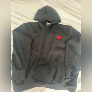 Comme des garcons sweatshirt with hood